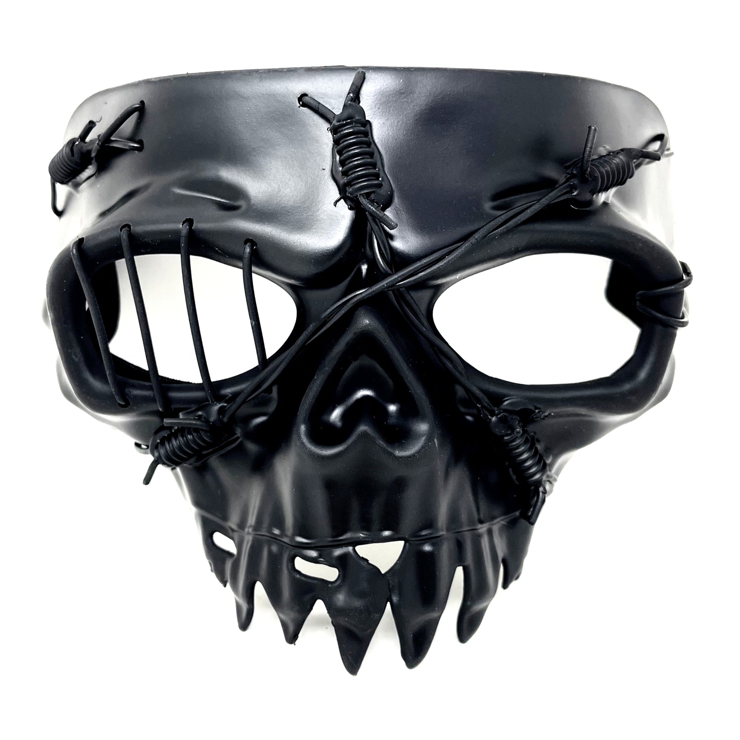 black skull masquerade mask for halloween