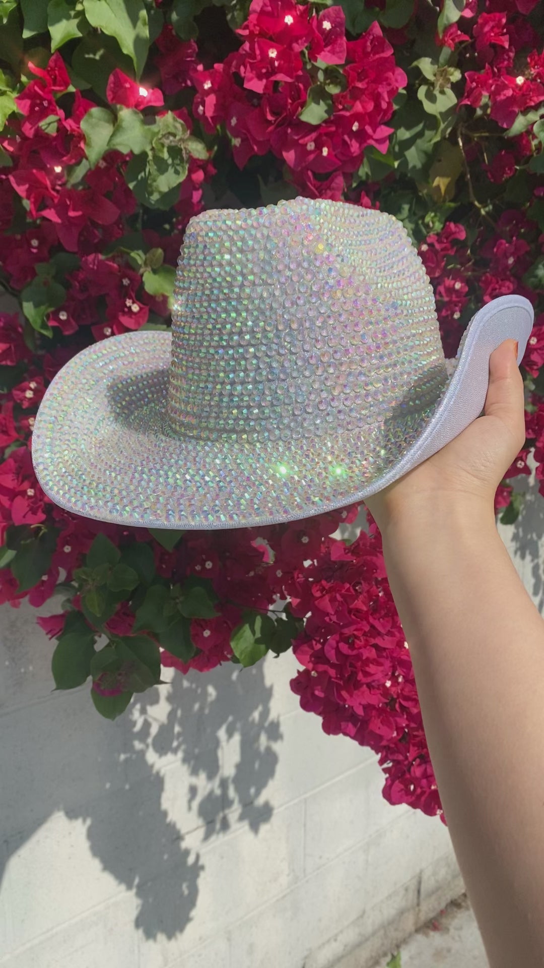 Fully Rhinestone Cowboy Hat, Diamond Bling Cowgirl Hat