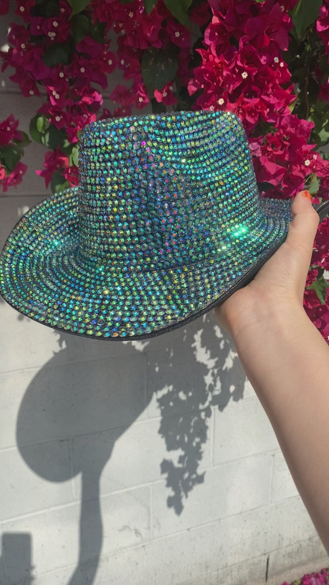 Fully Rhinestone Cowboy Hat, Diamond Bling Cowgirl Hat