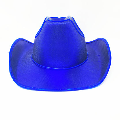 LED Light Up Hat, Adult Cowboy , Cowgirl Hat, for Halloween, Christmas, Party, EDC Cosplay costume Hats