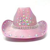 Rhinestone Cowgirl Hat, Diamond Cowgirl Hat