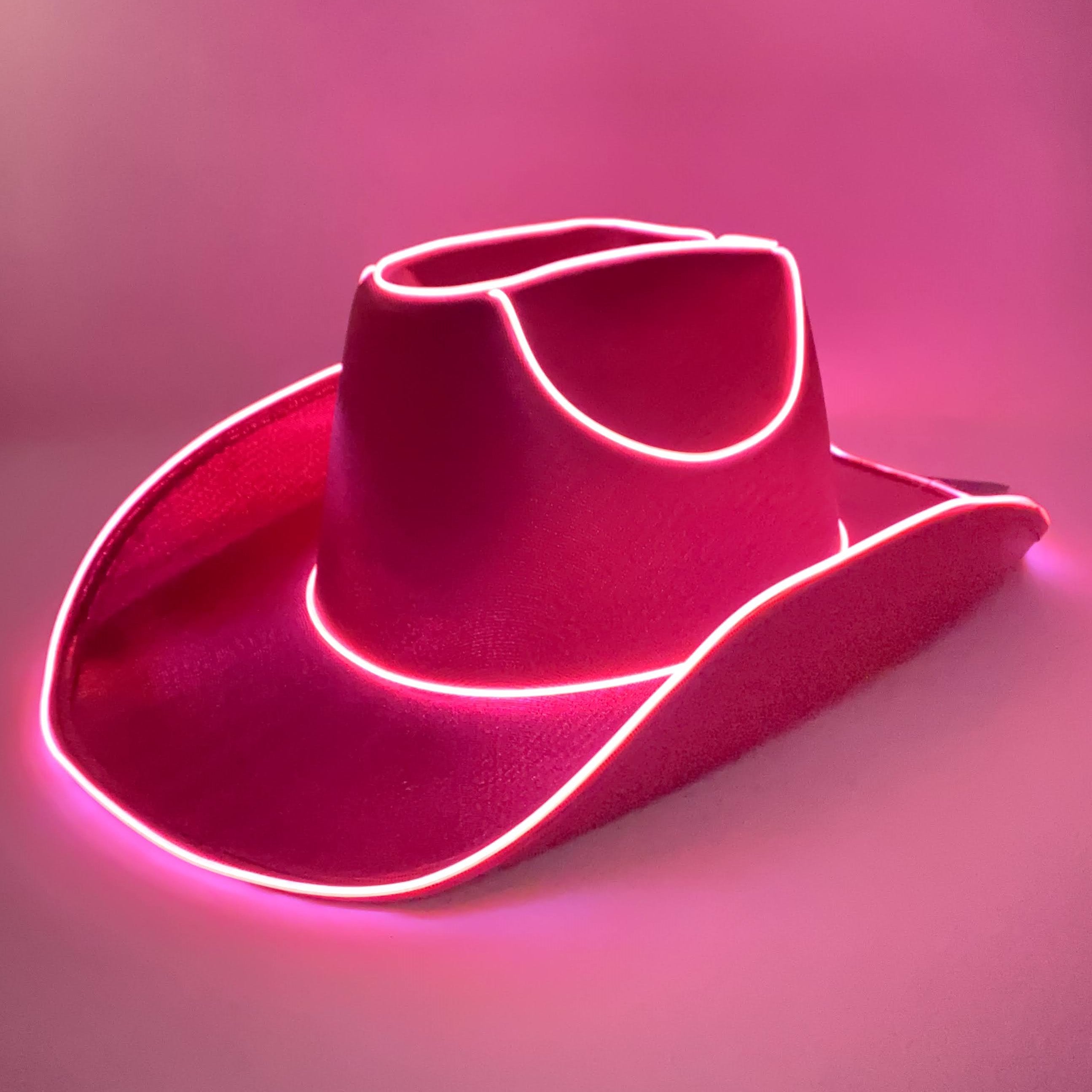 LED Light Up Hat, Adult Cowboy , Cowgirl Hat, for Halloween, Christmas, Party, EDC Cosplay costume Hats