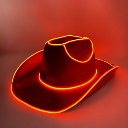 LED Light Up Cowboy Cowgirl Hat 