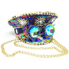 Captain Style Rhinestone Sequin Festival Hats For Rave, Party, Festivals